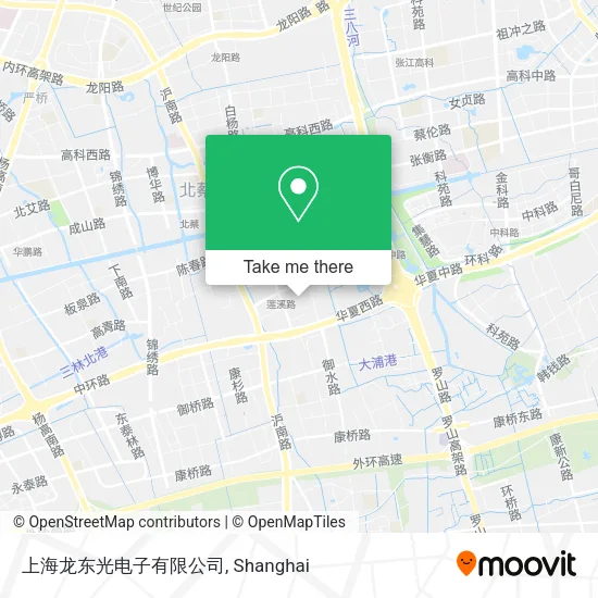 上海龙东光电子有限公司 map