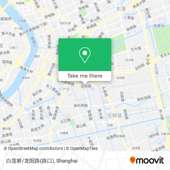 白莲桥/龙阳路(路口) map
