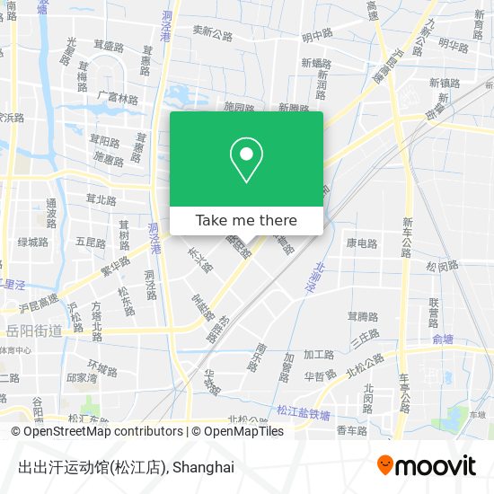 出出汗运动馆(松江店) map