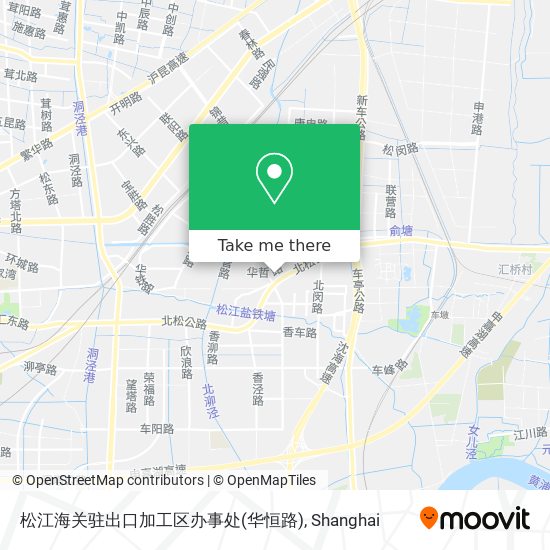 松江海关驻出口加工区办事处(华恒路) map