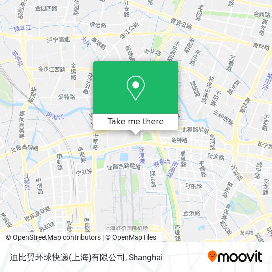 迪比翼环球快递(上海)有限公司 map