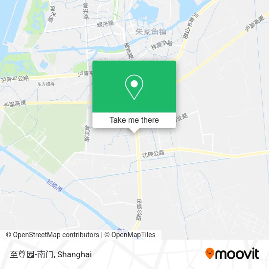 至尊园-南门 map
