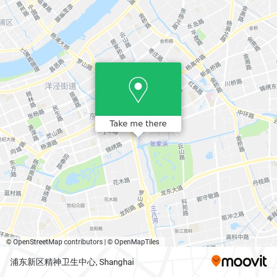 浦东新区精神卫生中心 map