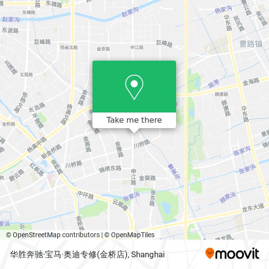 华胜奔驰·宝马·奥迪专修(金桥店) map