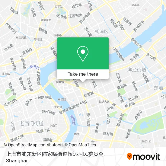 上海市浦东新区陆家嘴街道招远居民委员会 map