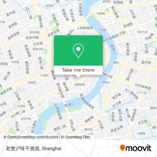 老蟹沪味干挑面 map