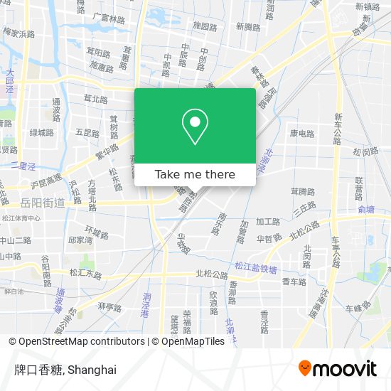 牌口香糖 map
