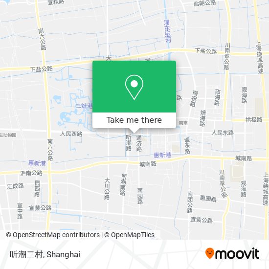 听潮二村 map