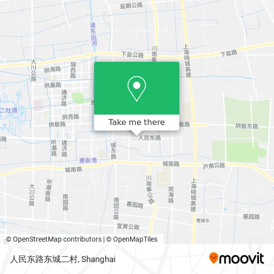 人民东路东城二村 map