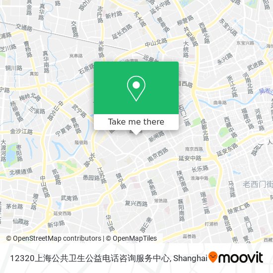 12320上海公共卫生公益电话咨询服务中心 map