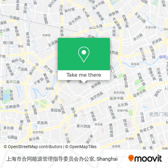 上海市合同能源管理指导委员会办公室 map