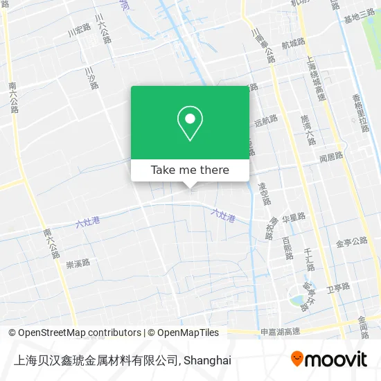 上海贝汉鑫琥金属材料有限公司 map