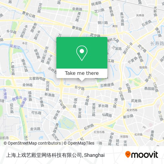 上海上戏艺殿堂网络科技有限公司 map
