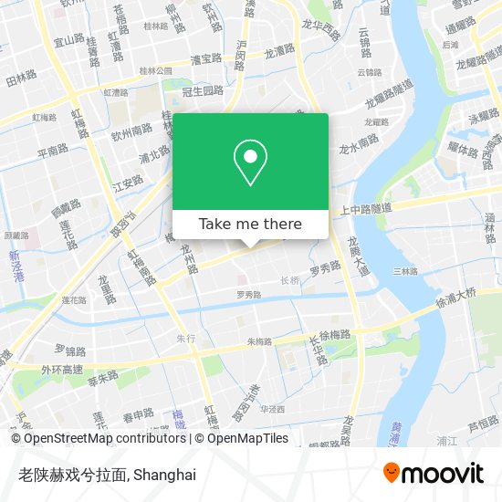 老陕赫戏兮拉面 map