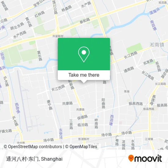 通河八村-东门 map