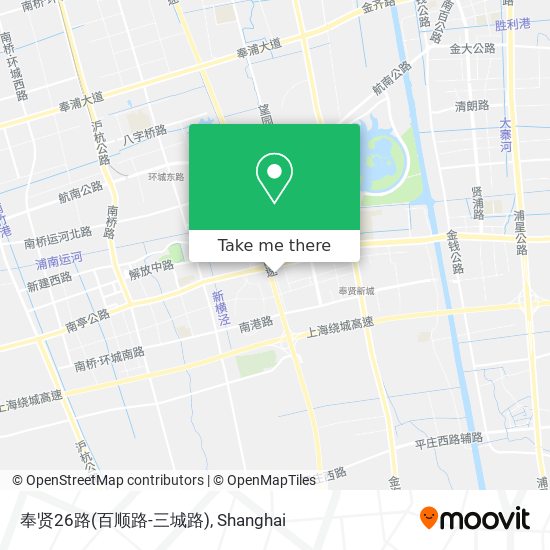 奉贤26路(百顺路-三城路) map