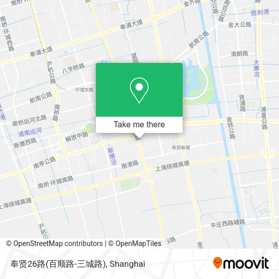 奉贤26路(百顺路-三城路) map
