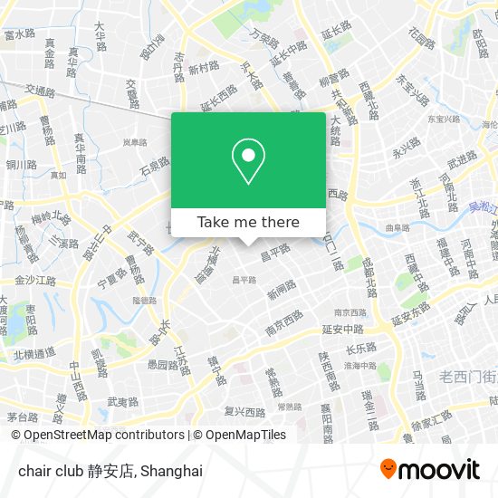 chair club 静安店 map