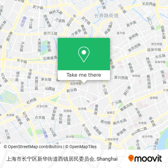 上海市长宁区新华街道西镇居民委员会 map