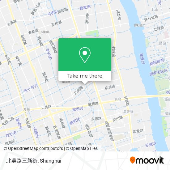 北吴路三新街 map