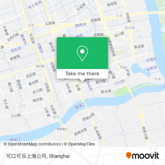 可口可乐上海公司 map