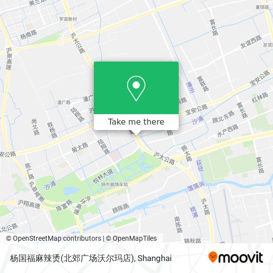 杨国福麻辣烫(北郊广场沃尔玛店) map