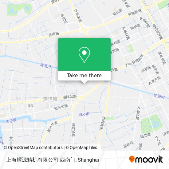 上海耀源精机有限公司-西南门 map