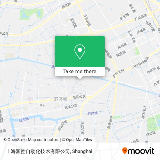 上海源控自动化技术有限公司 map