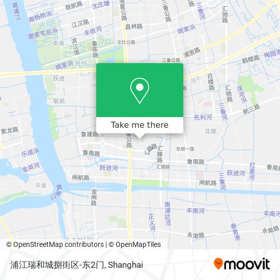 浦江瑞和城捌街区-东2门 map