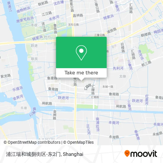 浦江瑞和城捌街区-东2门 map