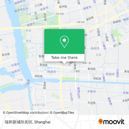 瑞和新城玖街区 map