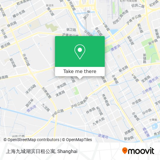 上海九城湖滨日租公寓 map