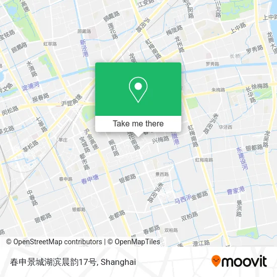春申景城湖滨晨韵17号 map