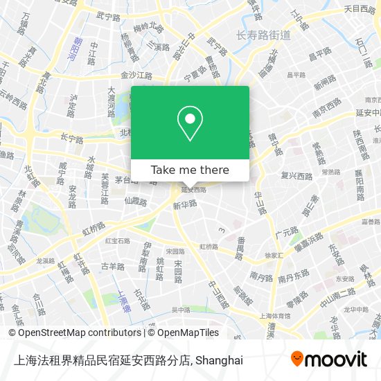 上海法租界精品民宿延安西路分店 map