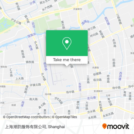 上海潮韵服饰有限公司 map