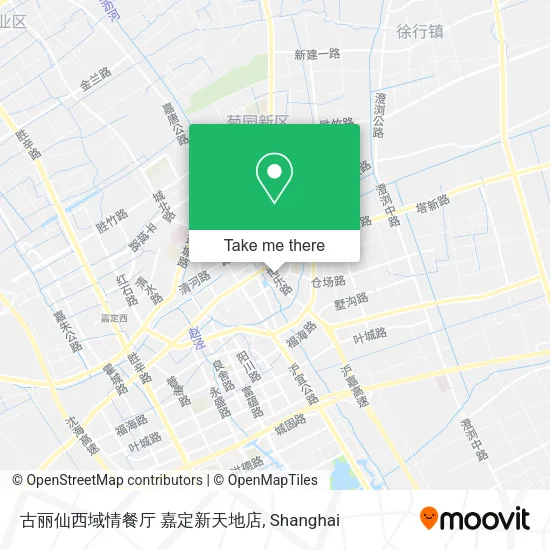 古丽仙西域情餐厅 嘉定新天地店 map