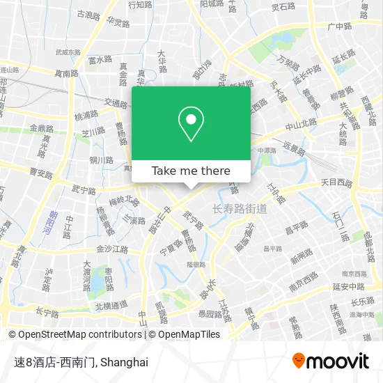 速8酒店-西南门 map