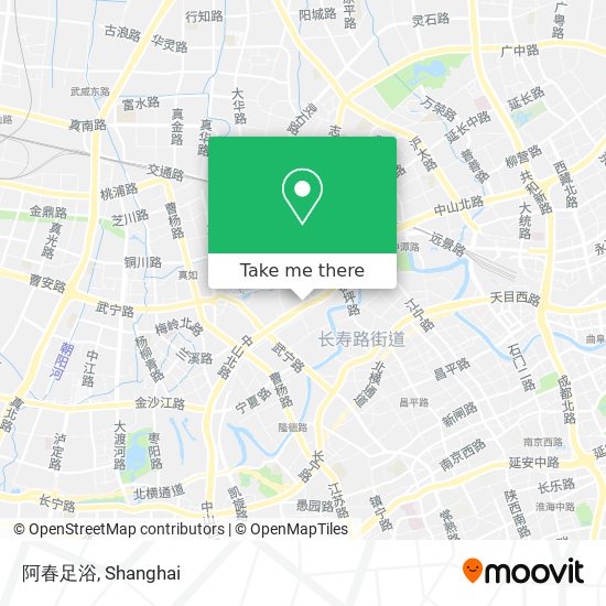 阿春足浴 map