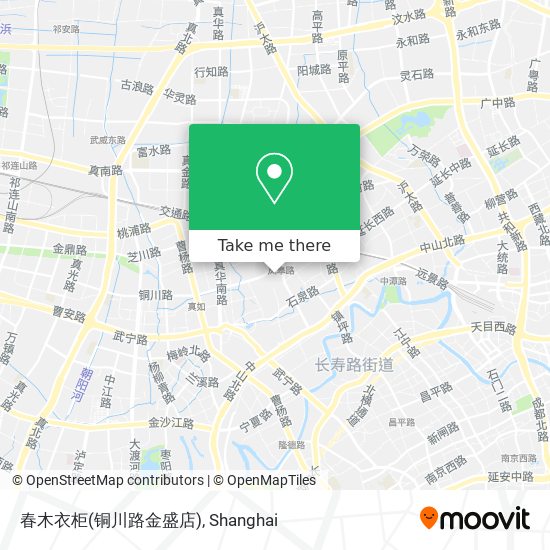 春木衣柜(铜川路金盛店) map