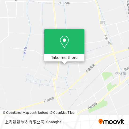 上海进进制衣有限公司 map