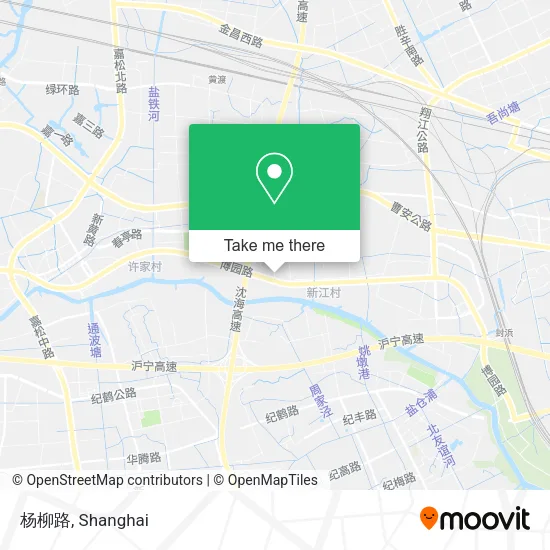 杨柳路 map