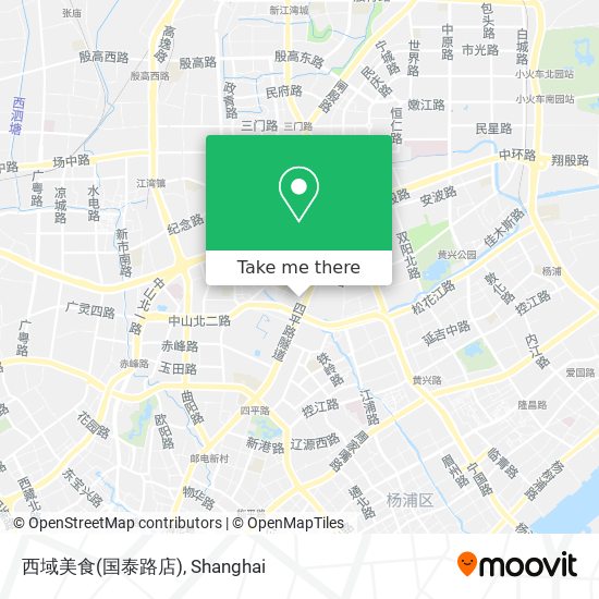 西域美食(国泰路店) map