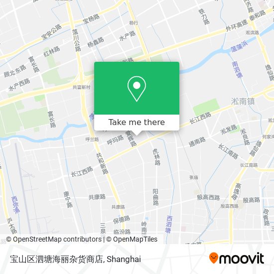 宝山区泗塘海丽杂货商店 map