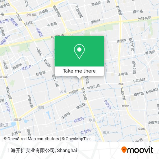 上海开扩实业有限公司 map