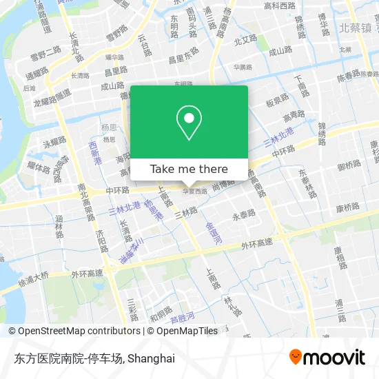 东方医院南院-停车场 map