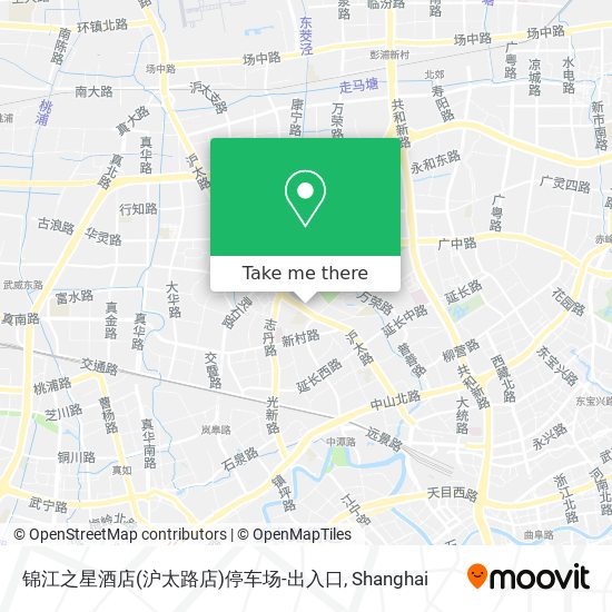锦江之星酒店(沪太路店)停车场-出入口 map