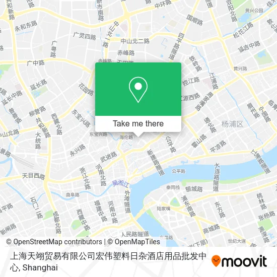 上海天翊贸易有限公司宏伟塑料日杂酒店用品批发中心 map