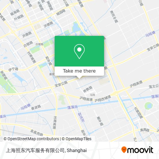 上海照东汽车服务有限公司 map