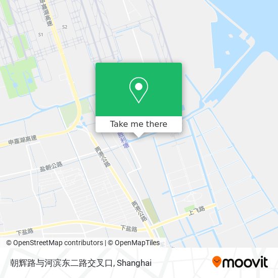 朝辉路与河滨东二路交叉口 map