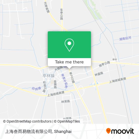 上海叁而易物流有限公司 map